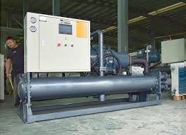 Screw Chiller Installation In A Mobile Manufacturing Plant